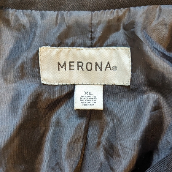 Merona jacket Black peplum style XL - Picture 5 of 8